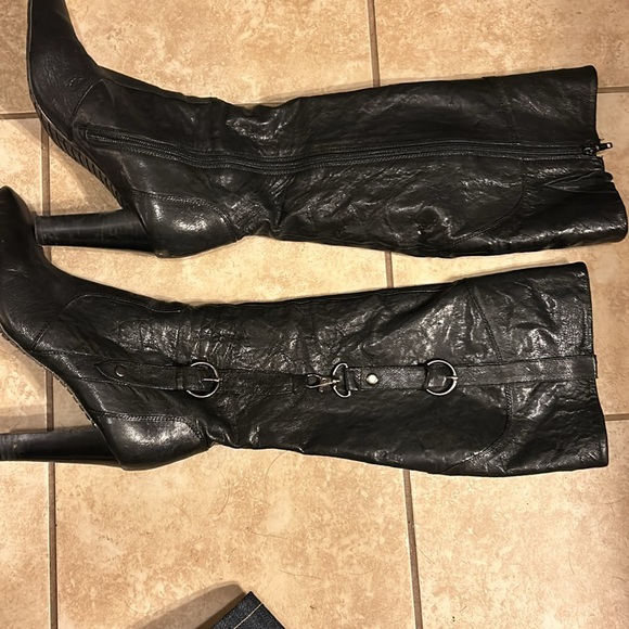 Charles David soft supple leather boot size 10 medium excellent condition - Picture 8 of 8